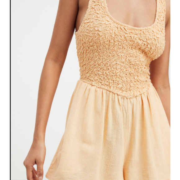 Free People Pants - Free People Juliette Pull On Romper Sz M